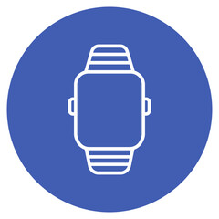 Biometric Smart Watch icon vector image. Can be used for Biometrics.