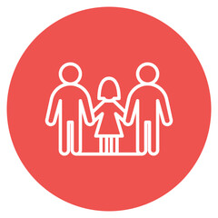 Family Deal icon vector image. Can be used for Bowling.