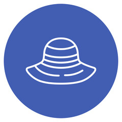 Pamela Hat icon vector image. Can be used for Luxury.