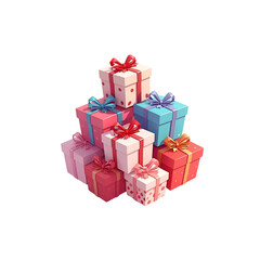 Obraz premium Gift boxes, a memorable gift for special occasions