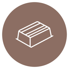 Ingot icon vector image. Can be used for Mettalurgy.