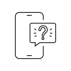 question. to ask questions. icons. look for answers to questions. frequently asked questions. icon with questions. banner. advertisement. black lines.