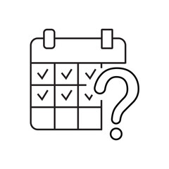 question. to ask questions. icons. look for answers to questions. frequently asked questions. icon with questions. banner. advertisement. black lines.
