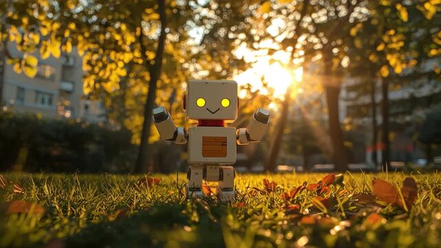 Futuristic Digital Landscape with Cosmic Horizon and Neon Glow Illustration of Earth in Outer Space Environment 4k video footage