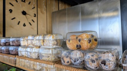 Freshly Baked Goods Displayed at Caf Bakery