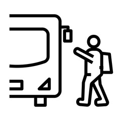 back to school Line Icon