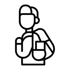 back to school Line Icon