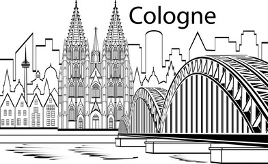 Cologne sityscape, Germany