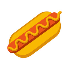 Hot dog vector illustration