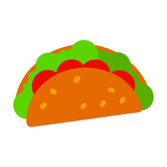 Vector illustration of taco 