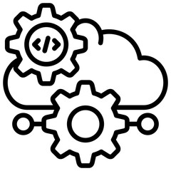 Cloud Programming Icon