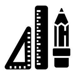 Obraz premium back to school Solid icon