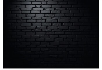Dark, textured black brick wall background, rough surface,  industrial,  design