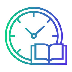 back to school Line Gradient Icon