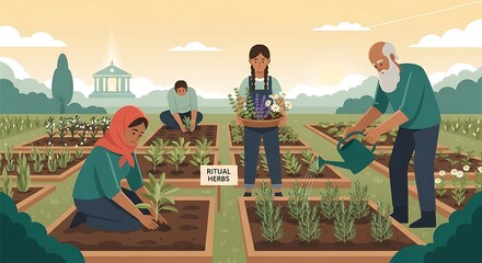 Community Garden Work. (1)