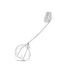 Surreal Illustration of a Butterfly Lifting a Massive Rock – Symbolic Concept of Strength, Fragility, and Resilience