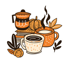 Discover Warm Autumn Beverages and Cozy Elements that enhance this beautiful season