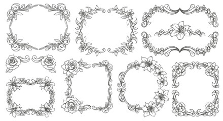 Businesswoman analyzing financial data with laptop, magnifying glass, and piggy bank, white background