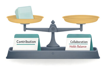 Balancing Contribution and Collaboration for Team Success, Teamwork and Positive Union in Business Strategy and Collective Solutions