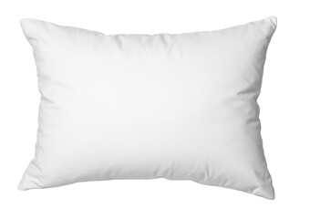 white pillow isolated on white background