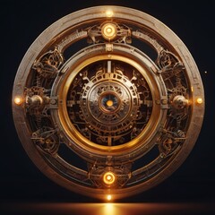 Fototapeta premium Sacred Geometry and Modern Technology_5