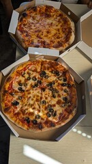 Indulge in the Deliciously Tasty Pepperoni and Olive Pizzas from a Local Pizzeria Today