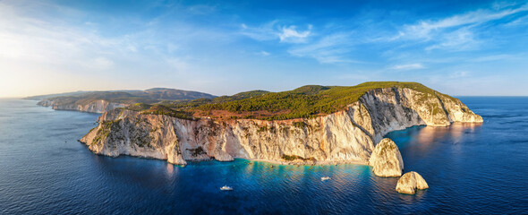 Aerial Sunset View The South