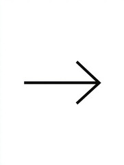 right side pointing black arrow on transparent background. Themes include direction, navigation, pointing symbols, and minimalism png file type stock 