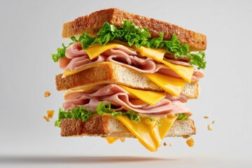 Ham and cheese sancwich
