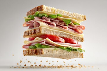 Ham and cheese sancwich