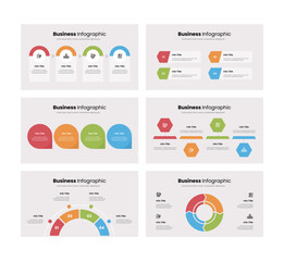 Business Infographic Set &ndash; Data Charts, Graphs, Diagrams, and Presentation Elements