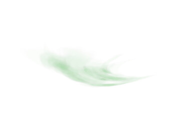 Smooth Light Green Wind Wave. Light Air Stream Flow Overlay for Clean Air Design and Natural Ventilation