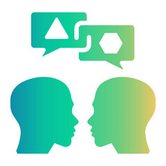 comparison Gradient icon