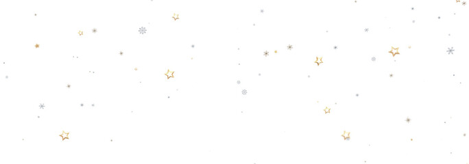 Beautiful winter background with gold and silver stars. Perfect for holidays.