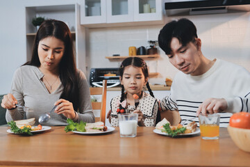 Family spends their free time together