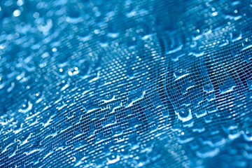 Abstract water liquid droplets on lace lines boketh soft beautiful background