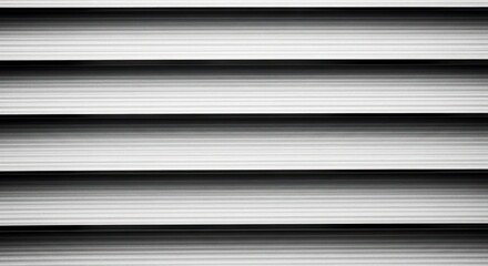 Obraz premium Monochrome Architectural Rhythm with Gradient Lines and Deep Shadows