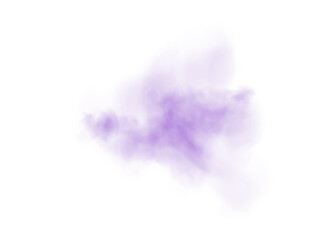 Obraz premium Light Purple Smoke PNG Transparent Cloud Effect with Soft Mist and Vapor Texture