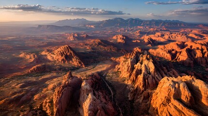 Zion National Park Aerial View