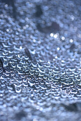 Abstract water liquid droplets on lace lines boketh soft beautiful background