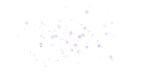 Purple Sparkles with Shimmering Dust and Glowing Light Effect