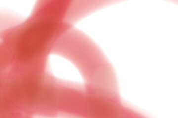 Red glowing blur light leak effect on transparent background. Abstract soft gradient with luminous streaks and smooth glow for overlays and highlights