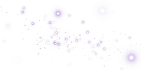 Purple Sparkles with Shimmering Dust and Glowing Light Effect