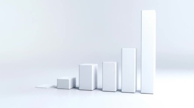 Simple white box chart