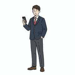 Vector of an office worker 