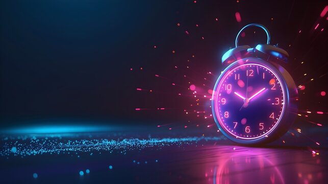 Neon Alarm Clock