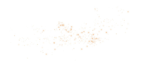 Shimmering Orange Abstract Stars and Light Overlay with Glowing Particles and Glistening Shine for Luxury Backgrounds