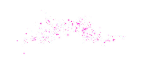 Shimmering Pink Abstract Stars and Light Overlay with Glowing Particles and Glistening Shine for Luxury Backgrounds