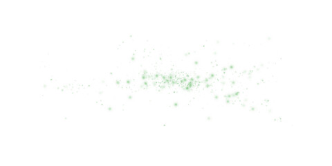 Shimmering Green Abstract Stars and Light Overlay with Glowing Particles and Glistening Shine for Luxury Backgrounds