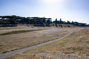 View of the Circus Maximus in Rome